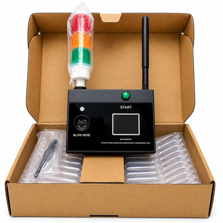 A-450 Pro Wall-Mount Breath Analyzer with WiFi & Bluetooth